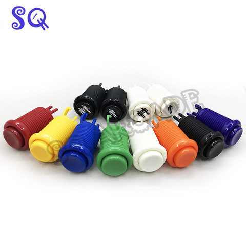 Happ Arcade Multicade Push Buttons Durable Jamma Game Switch Durable 8 clolors orange purple 1pc free shipping  ► Photo 1/5