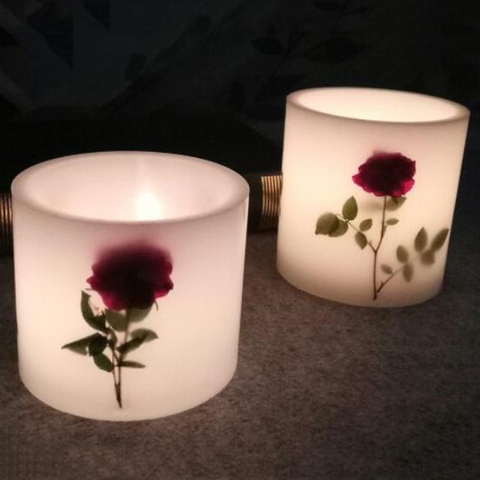 Hollow Candle Making Mold Mould for Handmade Wedding Scented Candle 50x50mm ► Photo 1/6