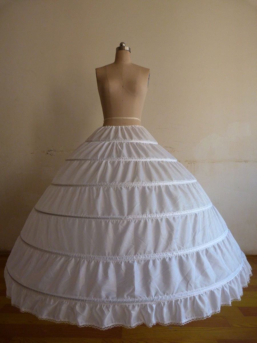 Black 1 HOOP A Line Wedding Dress Bridal Promo Crinoline Petticoat Slips 