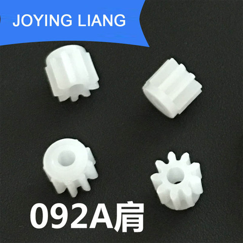 92A Shoulder 0.5M Pinion Gears 9 Teeth Hole 2mm Tight Toy Motor Parts Accessories 10pcs/lot ► Photo 1/1