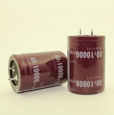 20PCS--2PCS 80V 10000UF 10000UF 80V  Electrolytic Capacitors volume: 35X50MM 30X50MM best quality ► Photo 1/1