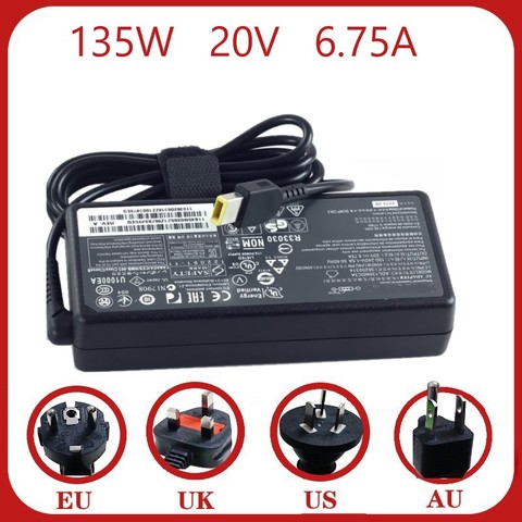 135W 20V 6.75A Laptop AC Adapter Charger for Lenovo IdeaPad Y50 ADL135NDC3A 36200605 45N0361 45N0501 Y50-70-40 t540p ► Photo 1/6