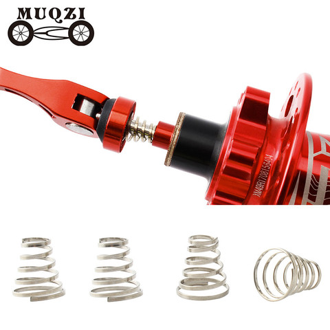 MUQZI 4Pcs Bicycle Quick-Release Spring MTB Road Bicycle Stainless Steel Front Rear Wheel Hub QR Lever Spring Tower spring ► Photo 1/6