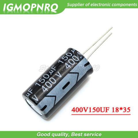 2PCS 400V 150UF 18*35mm 150UF 400V 18*35 Aluminum electrolytic capacitor ► Photo 1/1