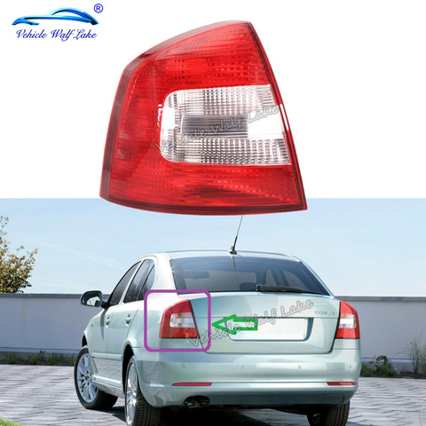 Left Side Rear Tail Light Lamp Without Bulbs For Skoda Octavia A5 A6 Sedan 2009 2010 2011 2012 2013 Car-styling ► Photo 1/6