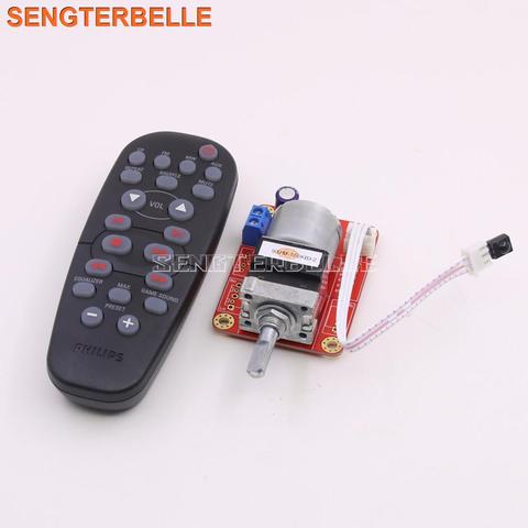 Assembeld DIY Remote Volume Board HIFI Preamp Motor HiFi ALPS 100K Potentiometer ► Photo 1/6