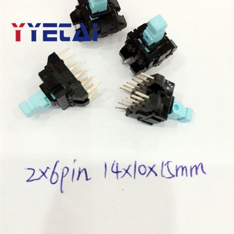 YongYeTai No Self-locking switch 2*6 pin 14*10*15MM press the switch 12 pin without lock DD ► Photo 1/1