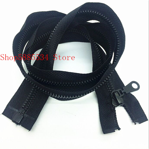 1/2/5PCS 5#28 Inch (70cm) black Separating Jacket Zippers Sewing  Zipper Heavy Duty Plastic Zippers Bulk process open-end ► Photo 1/3