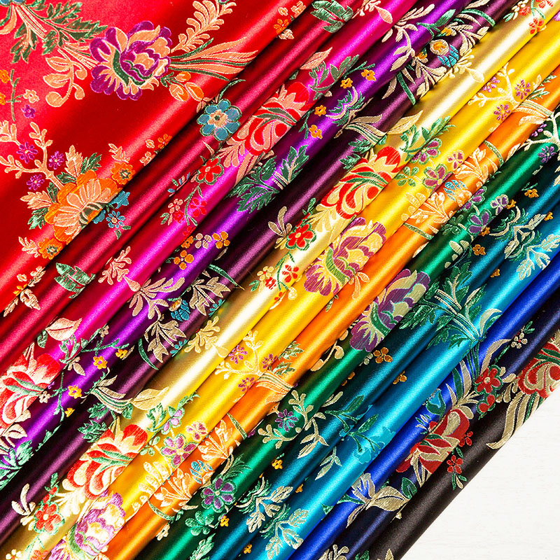 Jacquard Fabric Brocade Material for Sewing Kimono and Cheongsam DIY  Fabrics