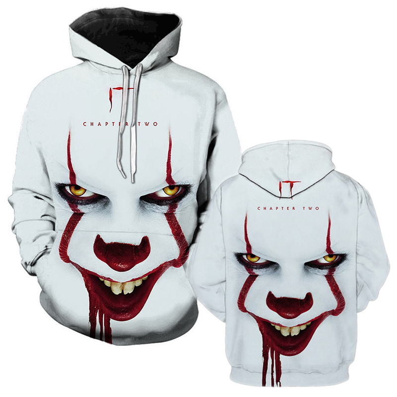 Mens/Womens Horror Movie 3D Print Casual Sweatshirt Hoodies Pullover Hoody