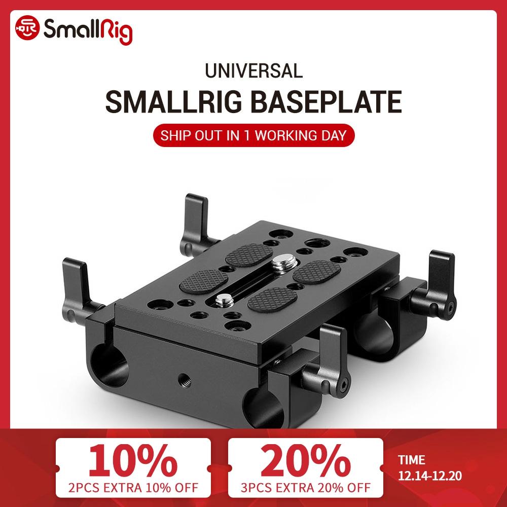 SmallRig Camera Mounting Plate Tripod Mounting Plate with 15mm Rod Clamp Railblock for Rod Support / Dslr Rig Cage-1775 ► Photo 1/6