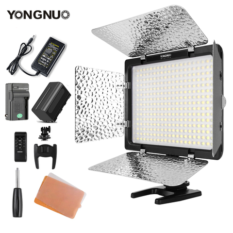 Yongnuo YN300 III YN300III 3200k-5500K CRI95 Camera Photo LED Video Light Optional with AC Power Adapter + NP770 Battery KIT ► Photo 1/6