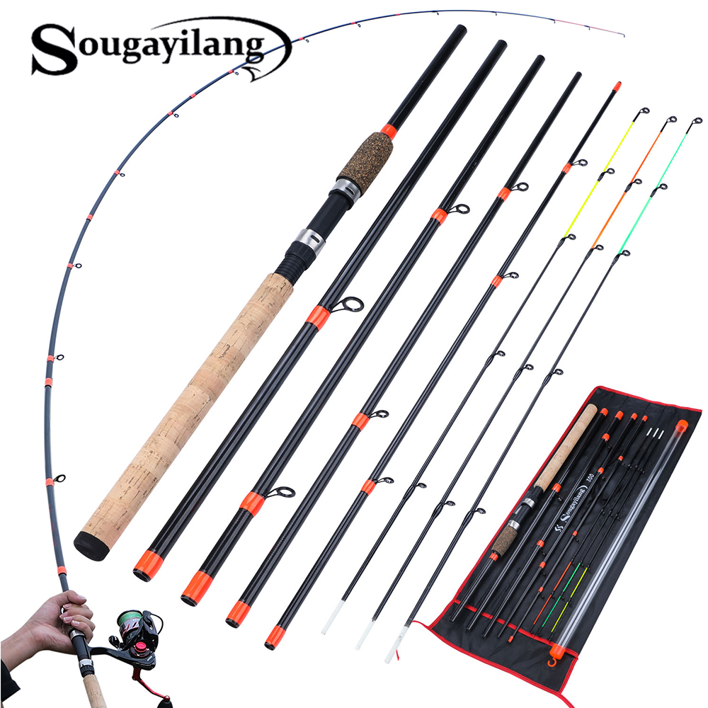 Sougayilang Feeder Fishing Rod L M H Power Spinning Rod Travel