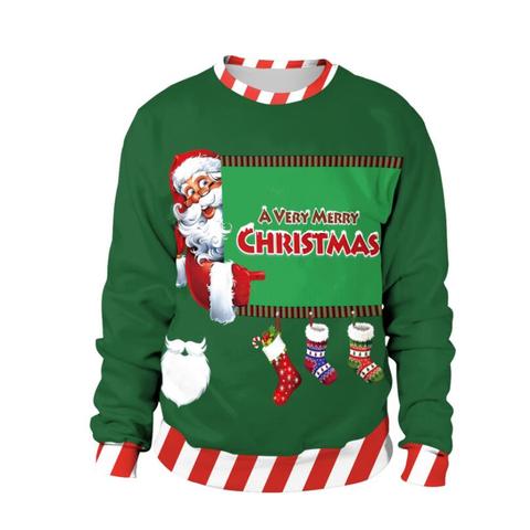 Ugly Christmas Sweater Pullovers Sweaters Jumpers Tops Men Women Long Sleeve Sweatshirt 2022 Autumn Winter 3D Clothing Tops Men ► Photo 1/6