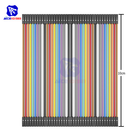 diymore 40 Pin Dupont Wire 10cm Female to Female Jumper Cable Flat Ribbon Cable for Arduino ► Photo 1/5