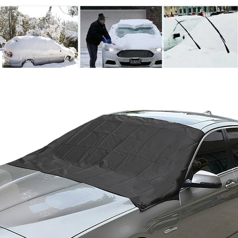 Car Windshield Snow Cover Winter Ice Frost Guard Sunshade Protector -  AliExpress
