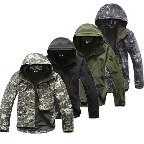 Lurker Shark Skin Softshell V5 Military Tactical Jacket Men Waterproof Coat Camouflage Hooded Army Camo Clothing ► Photo 1/6