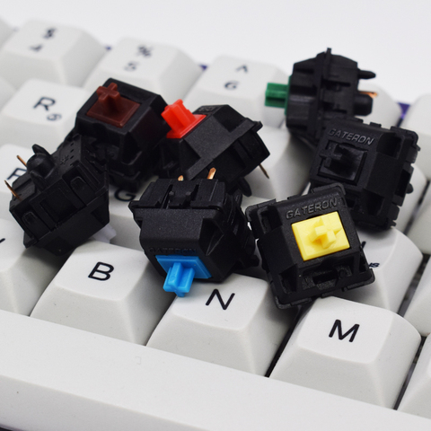 Gateron Switch KS-3 Series Mechanical Keyboard Switches Black Housing Black Yellow White Red Clear Brown Mx Switch ► Photo 1/6