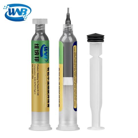 WNB 10cc Syringe Liquid Flux Soldering Paste Tin Cream Welding BGA SMT Repair Rework Tool 148℃ Melting Point Solder Tin Paste ► Photo 1/6