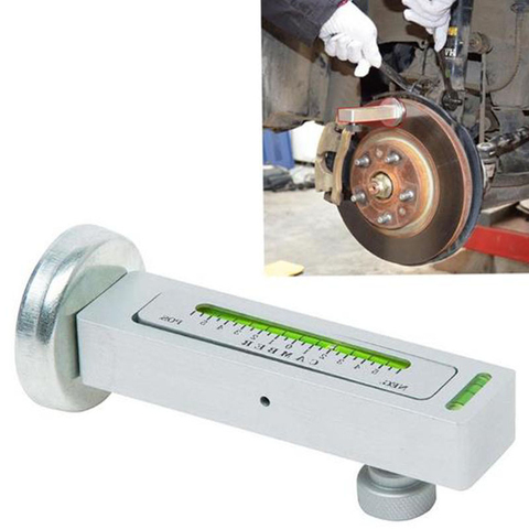 Car wheel aligner four-wheel positioning magnetic level gauge adjustable magnetic bending caster support wheel locator tool ► Photo 1/5