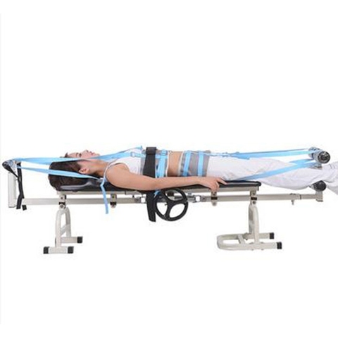 Treatment of cervical and lumbar stretcher lumbar traction bed lumbar intervertebral disc herniation traction bed home neck phys ► Photo 1/6