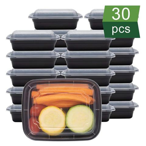 Disposable Plastic Food Packaging Lunch Box Round &Rectangle Meal