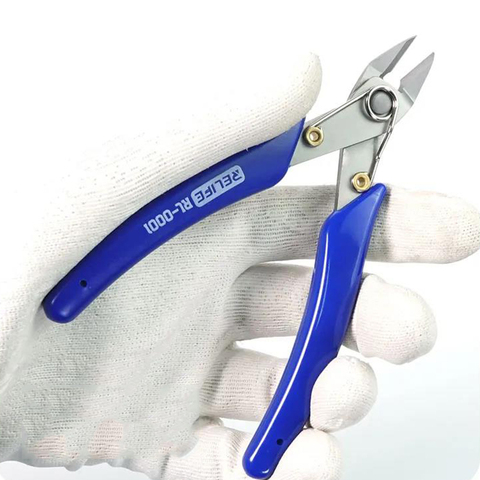 Mini Diagonal Side Cutting 4.5" Sharp Pliers Cable Wire Cutter Repair Hand Tools