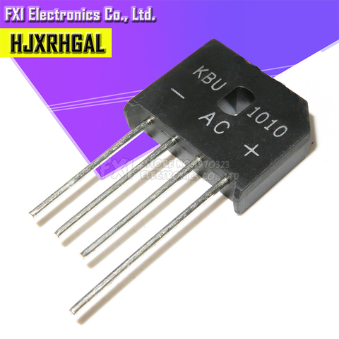 10PCS KBU1010 KBU-1010 10A 1000V diode bridge rect new original ► Photo 1/3