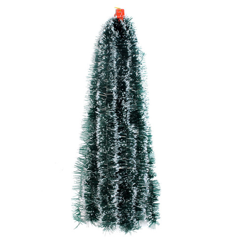 200cm Colorful Christmas Decoration Bar Tops Ribbon Garland Christmas Tree Ornaments White Dark Green Cane Tinsel Party Supplies ► Photo 1/6