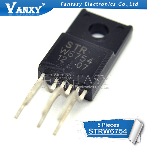 5PCS STRW6754 TO220F-6 W6754 TO-220 STR-W6754 ► Photo 1/2