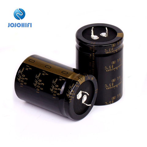 Nichicon Type I KG Gold Tune 10000UF 63V 35x50mm Pitch 10mm Audio Electrolytic Capacitor Gold-plated Copper Feet ► Photo 1/5