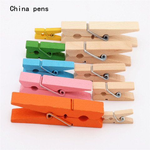 Wooden Clips 2.5mm 3.5mm 4.5mm 6.0mm 7.2mm Photo Clips Clothespin Craft  Decoration Clips School Office clips - Price history & Review, AliExpress  Seller - China pens