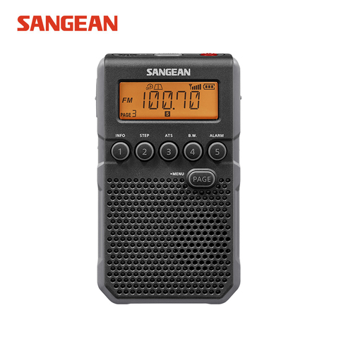 Sangean DT-800C Portable Full Band Radio Band Receiver AM / FM / NOAA Weather Alert Rechargeable Pocket RadioFM Reciever ► Photo 1/6