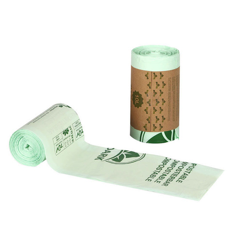 25/50 kitchen compostable bags degradable garbage bags environmental protection biodegradable garbage bags ► Photo 1/6