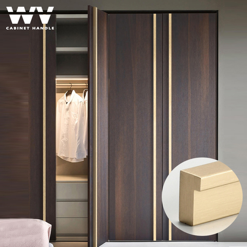 WV American Long Cabinet Door Handles 1200mm Brushed Gold Silver T Bar Aluminum Cupboard Pulls Drawer Knob Furniture Hardware ► Photo 1/6