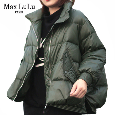Max LuLu New European Style Outerwear Designer Ladies Thicken Winter Jacket Womens Warm Parkas Vintage Duck Down Coats Plus Size ► Photo 1/6