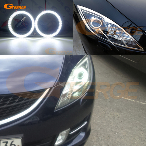 For mazda 6 Mazda6 MK2 2008 2009 2010 2011 2012 Europe version Excellent smd led Angel Eyes kit halo rings Ultra bright DRL ► Photo 1/6