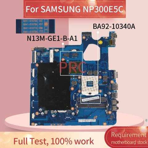 BA92-10340A  For SAMSUNG NP300E5C HM70 Notebook Mainboard BA41-01978A N13M-GE1-B-A1 DDR3 Laptop Motherboard ► Photo 1/6