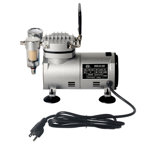 Maisi 220V /110V Electric Piston Vacuum Pump  Airbrush Compressor for Craftwork Spraying TC-150D ► Photo 1/6