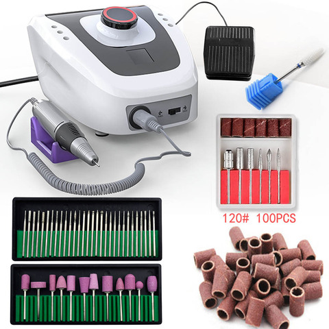 32W 35000RPM Manicure Machine Electric Nail Drill Machine Apparatus for Manicure Pedicure with File Cutter Nail Drill Bits Tool ► Photo 1/6