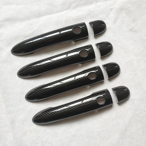 For Renault Modus accessories door handle cover trim handles covers plastic Imitation carbon fiber ► Photo 1/6