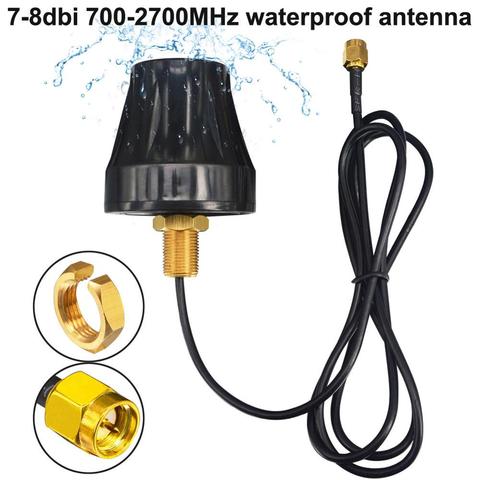 700-2700MHz 7-8dbi GSM 3G 4G Antenna Waterproof Outdoor Panel 4G LTE Aerial SMA male Omnidirectional Antenne ► Photo 1/5