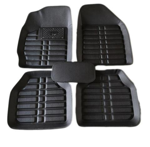 Car Floor Mats Universal for peugeot 5008 307 208 206 408 508 308 3008 301 2008 407 207 sw Car Leather floor mats carpet liner ► Photo 1/6