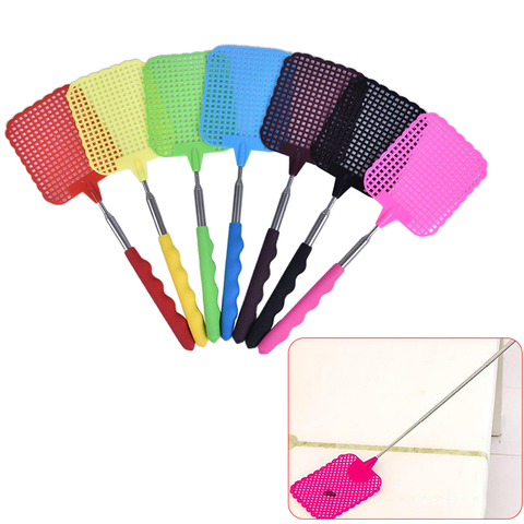 1pc 8cm*9.5cm*10cm Fly Swatters Telescopic Extendable Prevent Pest Mosquito Tool Flies Trap Retractable Swatter Garden Supplies ► Photo 1/6