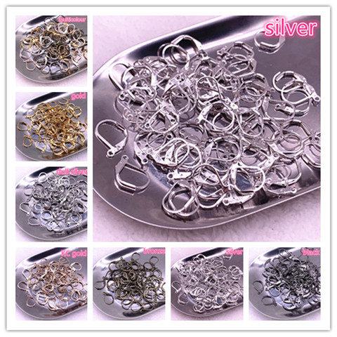 20pcs 15*10mm French Lever Earring Hooks Wire Settings Base Hoops Earrings DIY Jewelry Making Supplies ► Photo 1/4