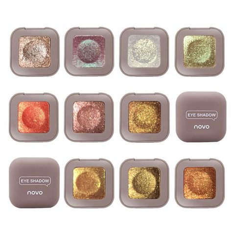 10 Color Mashed Potatoes Texture Eye Shadow Fine Pearlescent Eyeshadow Monochrome Blend Sparkling Smooth Eyes Cosmetic ► Photo 1/6