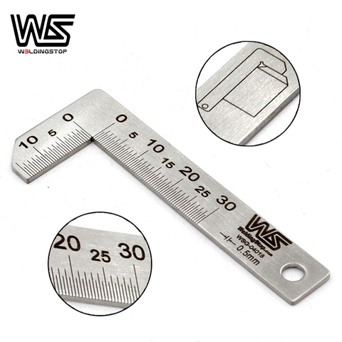 chamfer ruler 90 degree ruler right angle square 0.5mm welding gauge measure tool ► Photo 1/6