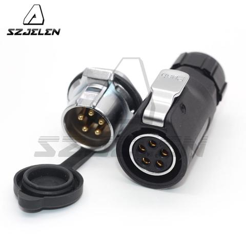 XHP20, 2/3/4/5/6/7/8/9/10/12 pin Waterproof Electrical Connector Aviation Automotive Male Socket Female Plug ► Photo 1/6