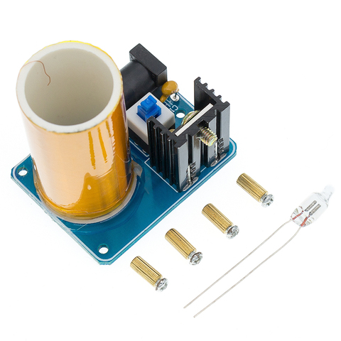 1PCS BD243 Mini Tesla Coil Kit Magic Props DIY Parts Empty Lights Technology Diy Electronics BD243C ► Photo 1/6