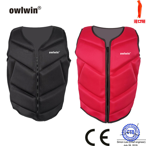owlwin life jacket the fishing vest water jacket sports adult children life vest clothes swim skating ski rescue boats drifting ► Photo 1/6